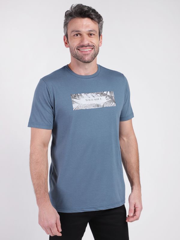 Camiseta Manga Curta Masculina AZUL M
