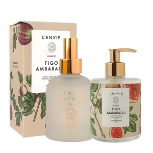 Kit Home Spray 200ML e Sabonete Líquido 350ML Figo Ambarado Arabesc Frutal para Casa L'envie Kit Home Spray 200ML e Sabonete Líquido 350ML Figo Ambarado Arabesc Frutal L'envie