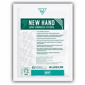 Luva Cirúrgica Estéril New Hand Tamanho 8,0 1 Par