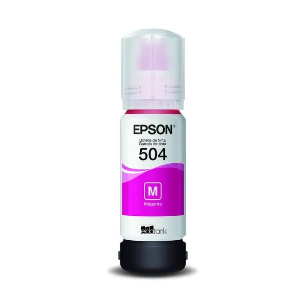 Garrafa de Tinta Magenta para Impressora EcoTank Epson T504322-BR - Original