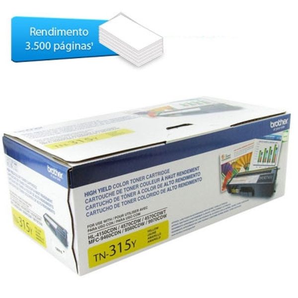 TONER BROTHER TN315Y AMARELO