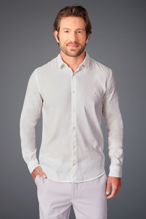 Camisa Ml Linho Tech Branco - M