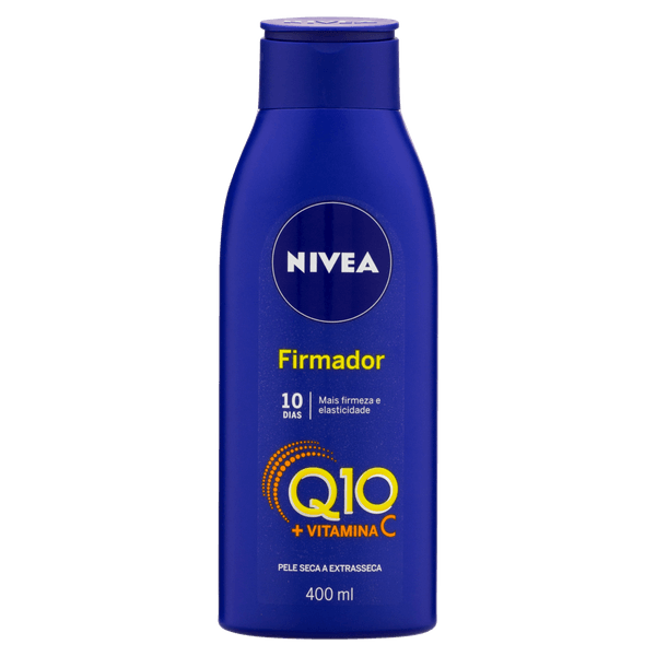 Firmador Loção Pele Seca e Extrasseca Nivea Q10 + Vitamina C Frasco 400ml