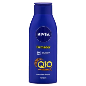 Firmador Loção Pele Seca e Extrasseca Nivea Q10 + Vitamina C Frasco 400ml