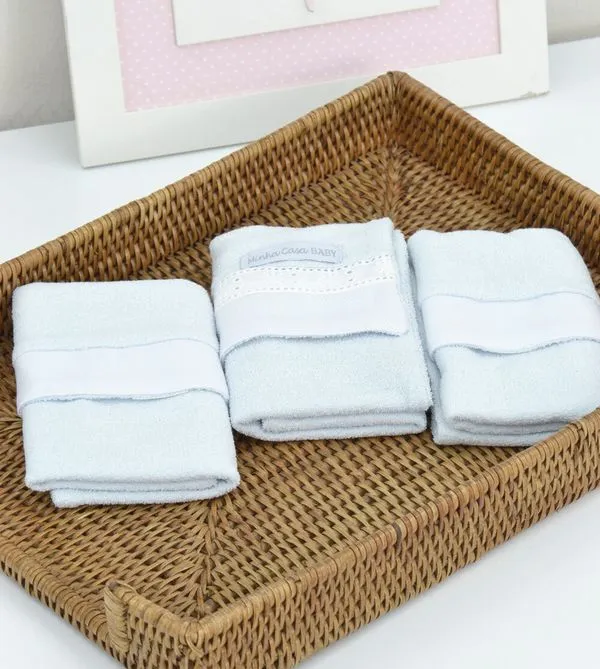 Kit Pano de Boca Plush Paris com 3 peças Branco