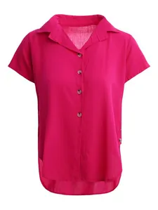 Camisa Viscose Feminina PINK M