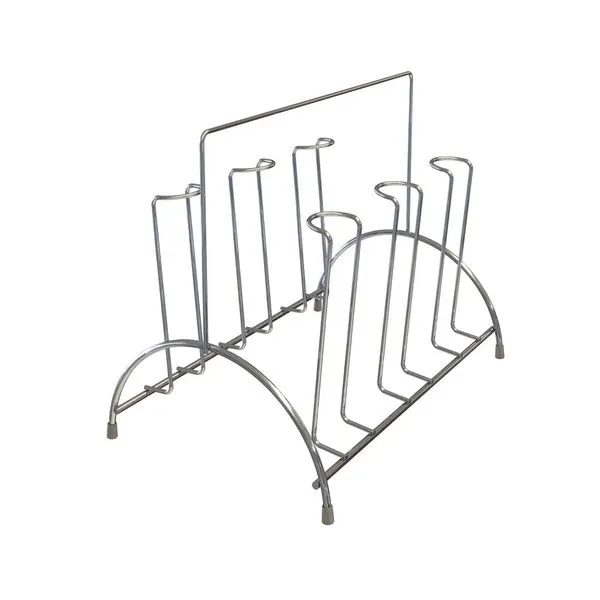 Porta Copos Aramado Aço Carbono Cromado 19x13,3x23,3cm 616 - Stolf