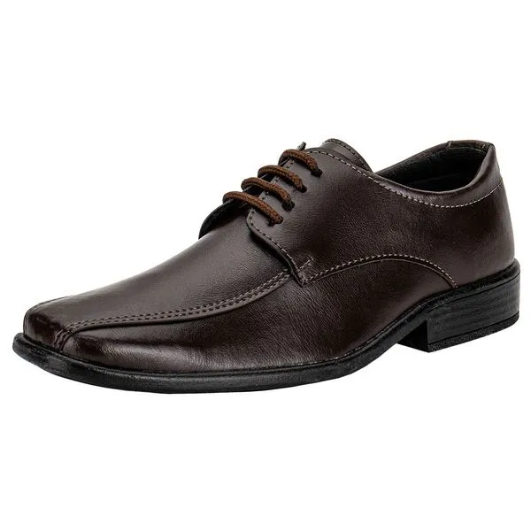 Sapato Infantil Masculino Social Mais Leve 101 CAFÉ 34