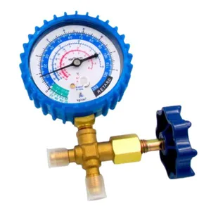 Manifold 1 Via Baixa Pressão 0/180 PSI Gás R12/R22/R134A/R404A AGT Manifold 1 Via Baixa Pressão 0/180 Psi Gás R12, R22, R134A e R404A