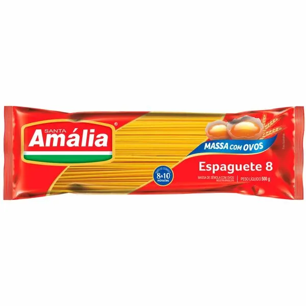 Macarrão Santa Amália Espaguete 8 500g