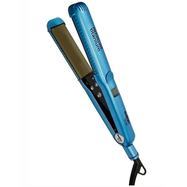 Prancha Progressive Titanium Azul 230C Bivolt Salon Line