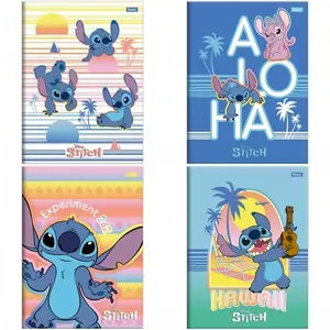 Caderno Brochurão Capa Dura Stitch Sortido 1 Matéria 80 Folhas 4065262 - Foroni