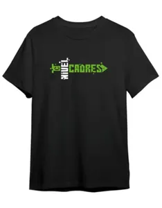 Camiseta Algodão Cadres Logo Espada P / Preto