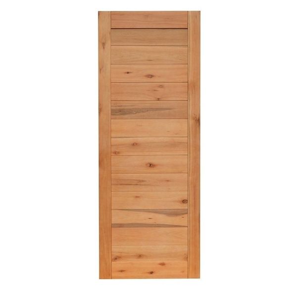 Folha de Porta Frisada Eucalipto Maciça 15 Réguas Reck Folha de Porta Frisada Maciça Eucalipto 15 Réguas 210x80cm