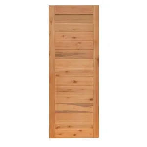 Folha de Porta Frisada Eucalipto Maciça 15 Réguas Reck Folha de Porta Frisada Maciça Eucalipto 15 Réguas 210x80cm