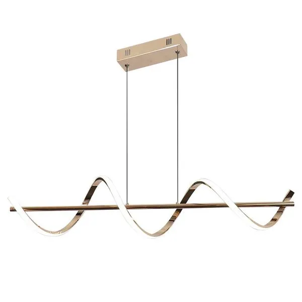 Pendente Nitrolux Led 4000k Branco Neutro 30w Bivolt Lp-600d Dourado (MP)