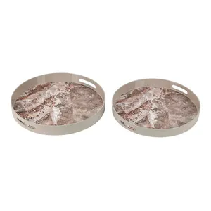 Conjunto De Bandejas Noritex 2 Peças Bege 448-2820009