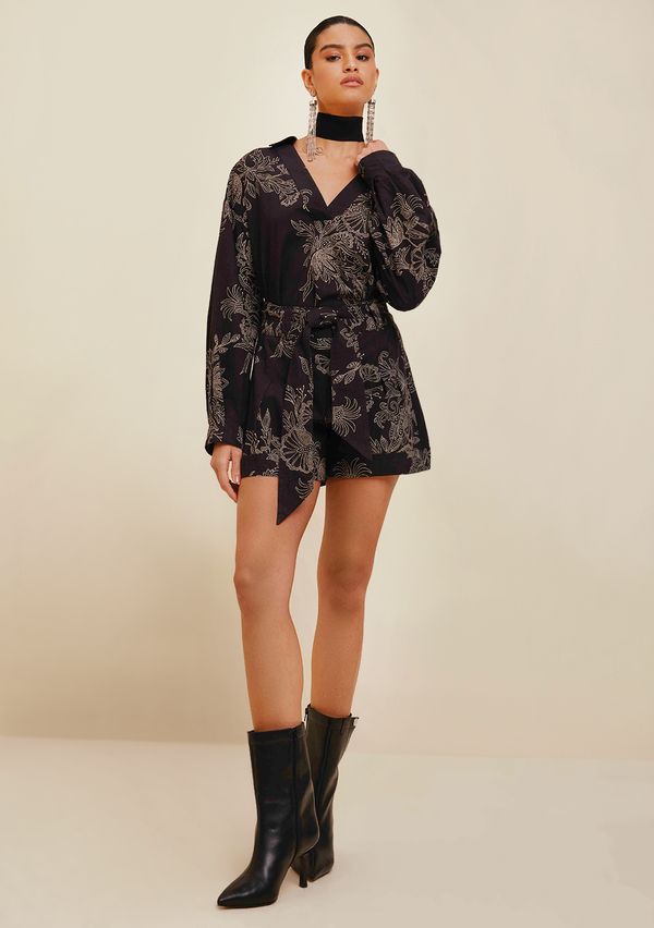 Shorts Morena Rosa Linha A Com Faixa Preto 42