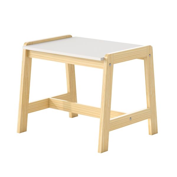 Mesa Infantil Castelo Casatema Branco/Natural