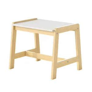 Mesa Infantil Castelo Casatema Branco/Natural