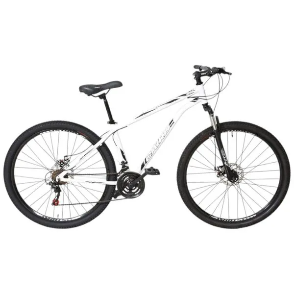 Bicicleta Cairu Aro 29 Aço Flash 21 Velocidades Freio A Disco Branco (MP)