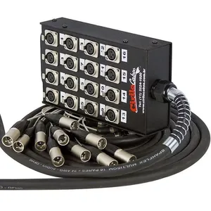 Medusa 16 Vias Montada Conectores Amphenol - 25 Mt
