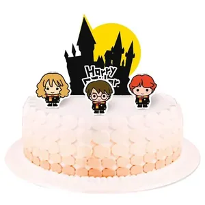 Topo De Bolo Harry Potter Kids - 4 Itens
