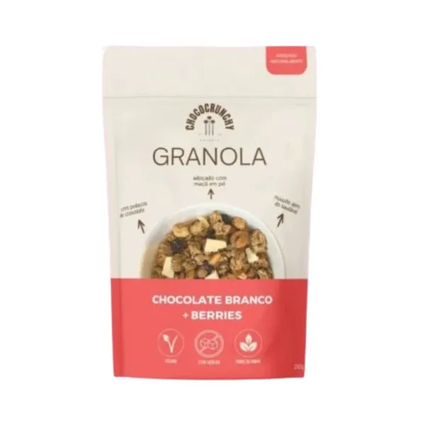 Granola Chocolate Branco com Berries ChocoCrunchy 280g