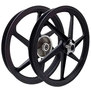 Aro Liga Leve BHD Titan 150 EX/ESD 2004 A 2013 Freio A Disco Mod 6 Pontas Preto (MP)