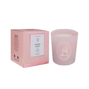 Vela Perfumada Sunset Rosé Flores Jasmin Lenvie 210g