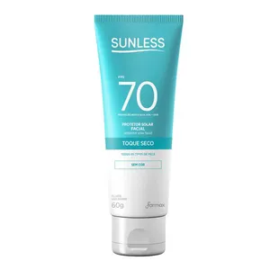 Protetor Solar Facial Sunless FPS 70 Sem Cor 60g