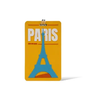 Identificador de Bagagem Estampado Torre Eiffel Slooth OFF WHITE