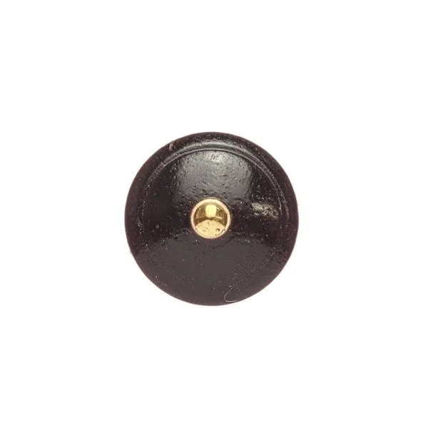 Botão para Violino 3-4 e 4-4 Ébano com Pino Dourado Hill Class E2AW11 Botão para Violino 3-4 e 4-4 Ébano Pino Dourado E2AW11 Class