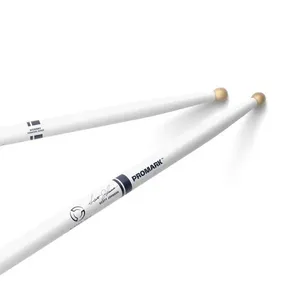 Baqueta Caixa Marcial TXDC17W-WHITE Scott Johnson Hickory Ponta Arredondada Branco Promark Baqueta Caixa Marcial TXDC17W-WHITE Hickory Ponta Arredondada Branco Promark