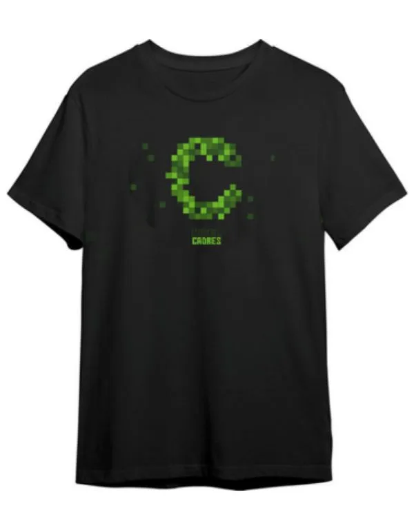 Camiseta Algodão Cadres Pixelado G / Preto