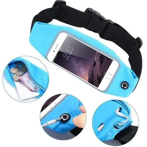 Pochete Impermeável Para Celular Casita Azul 23x9cm (MP)