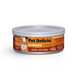 Ração Úmida Pet Delícia Cães Jardineira de Frango 110 g