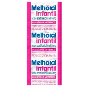 Melhoral Infantil Com 8 Comprimidos