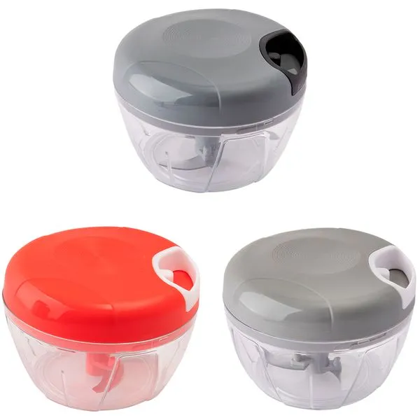 Processador Manual de Alimentos 400/500ml Plástico Ps Sortido 12,5x8,8x8,2cm B0358 - bee