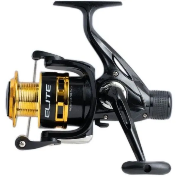 Molinete de Pesca Elite 5000 RD Gold Drag 8,5kg Fricção Traseira Grafite Preto Marine Sports Molinete de Pesca Elite 5000 RD Gold Drag 8,5kg Fricção Traseira Preto Marine Sports