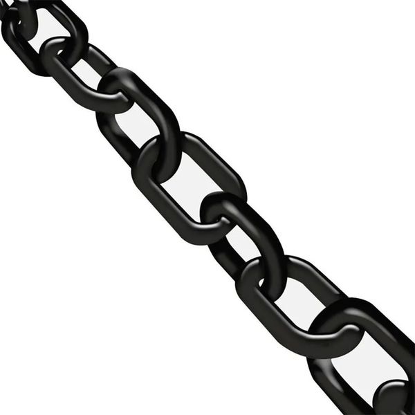Corrente Plástica Elo Plastcor Corrente Plástica Preta Elo 6mmx10m