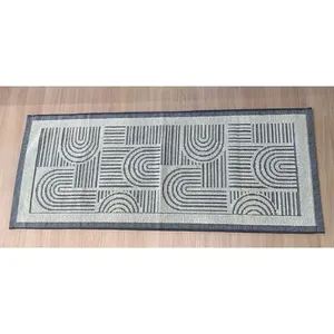 Tapete Passadeira Trilho Felpa Nazca Ci1 Cinza 50x140cm Ref.TRFNA050140CI1 Bordartes