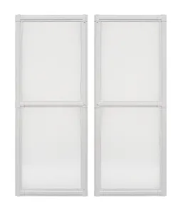 Tela Mosquiteira Janela Multiflex Aço Branco 100x200x3 Prátika Sasazaki