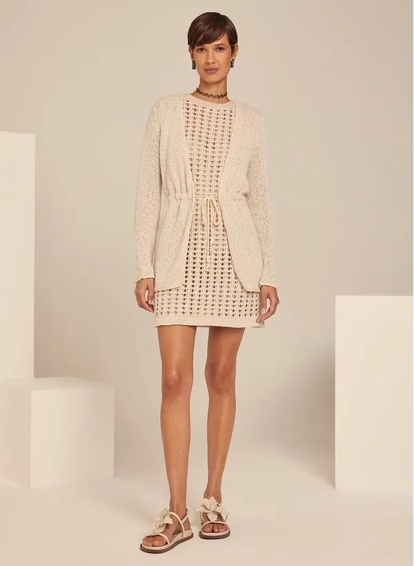 Vestido Le Lis Brooke Tricot Curto Feminino G