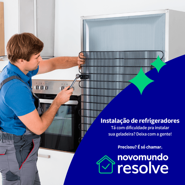 Instalação de Refrigerador French Door sem torneira
