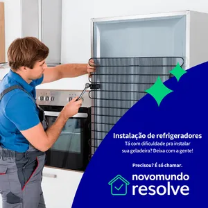 Instalação de Refrigerador French Door sem torneira
