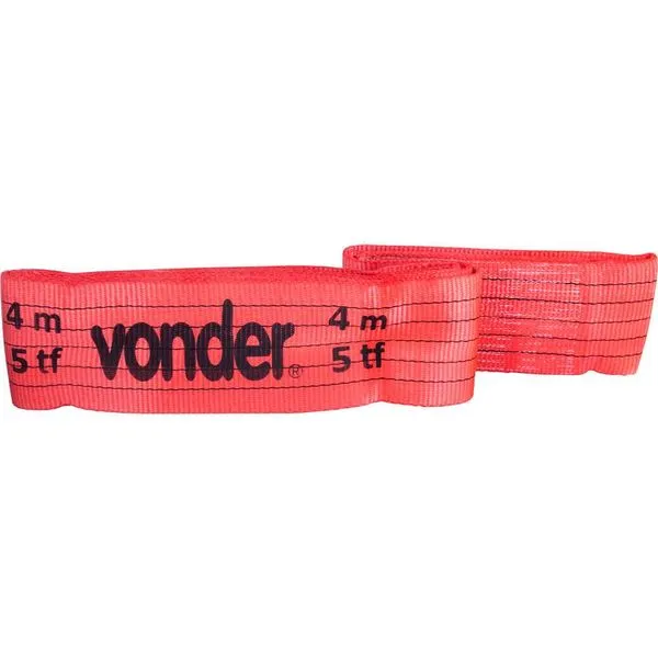 Cinta de Poliéster Anel para Elevação de Cargas 7:1, 4 m, 5 tf - VONDER