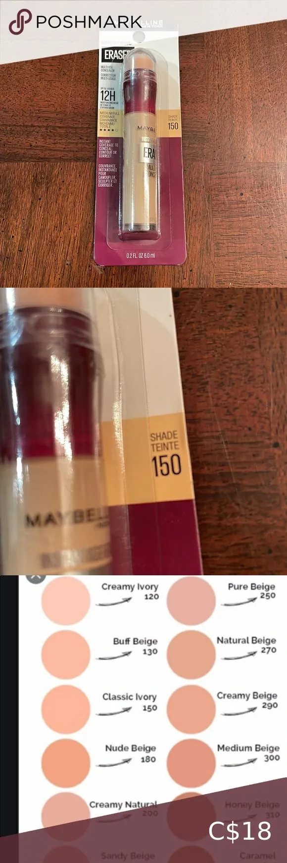 Corretivo Líquido Maybelline Eraser Ivory