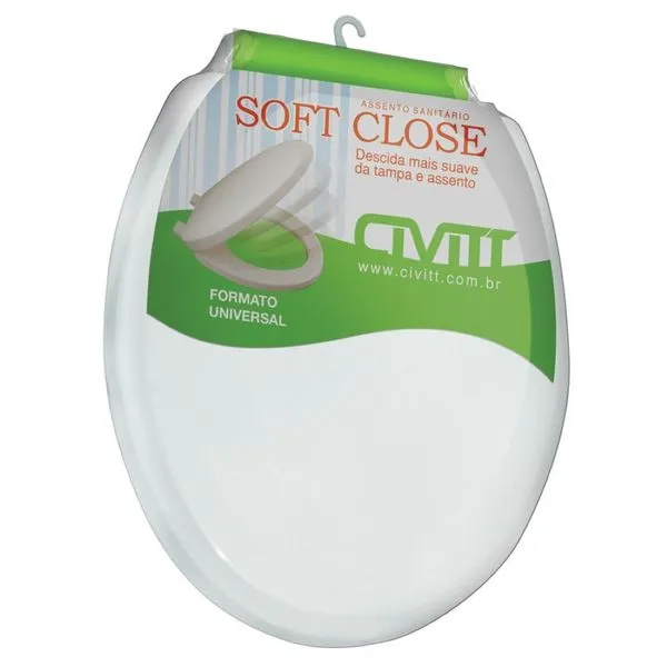 Assento Sanitário Civitt Soft Close Branco (MP)