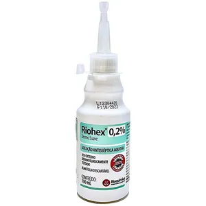 Riohex 0,2% Solução Aquosa Dermo Suave 100ml